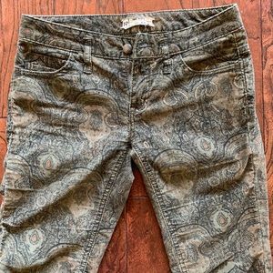 Free People Paisley Cords